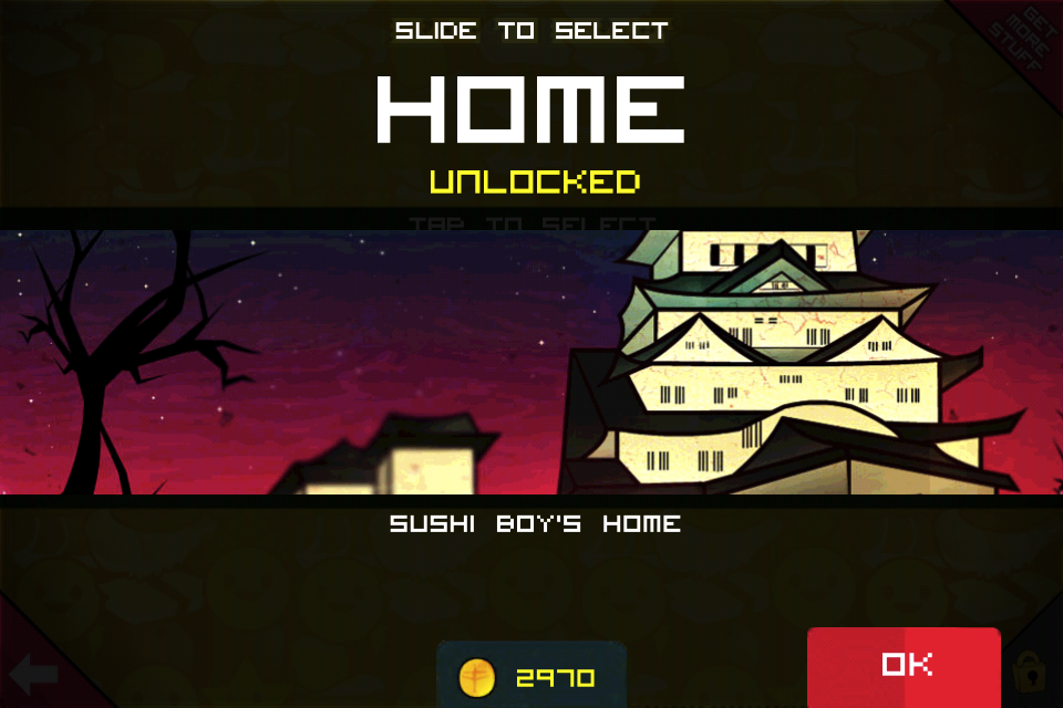 Sushi Boy Arena Select Menu